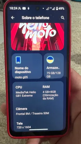 Moto G05 128GB 
