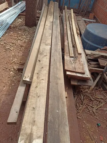 Vigas usadas de peroba 15/5 de 5 mt e 3.5