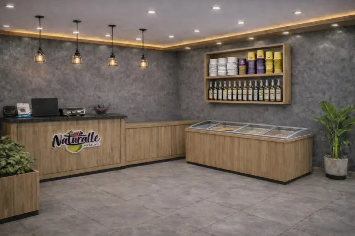 MOVEIS PARA AÇAÍ COMPLETO MDF NAVAL