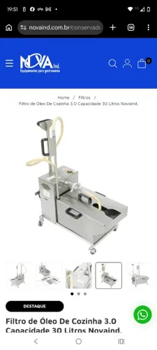 Filtro de óleo de cozinha 3.0