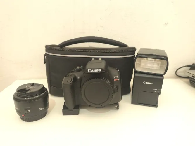 Oportunidade KIT COMPLETO CANON EOS REBEL T6 ? PRONTO PARA USO!
