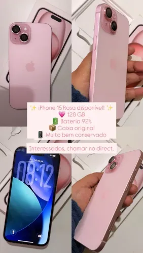 iPhone 15 pink 128g