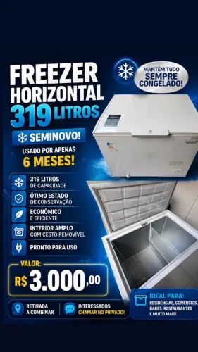 Freezer Horizontal 319 litros