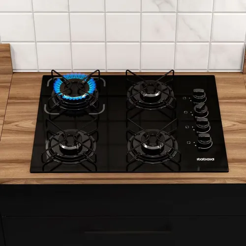 Fogão Cooktop 4 bocas na caixa
