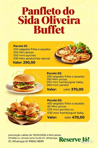 Buffet salgados Caseiros 