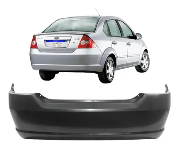 Parachoque Traseiro Fiesta Sedan 2003 2004 2005 2006 A 2010
