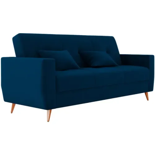 Sofá Cama Pamela 4 Lugares Reclinável com Baú 207cm Tecido Veludo Matrix