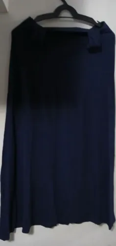 Saia azul Marinho com cintura larga