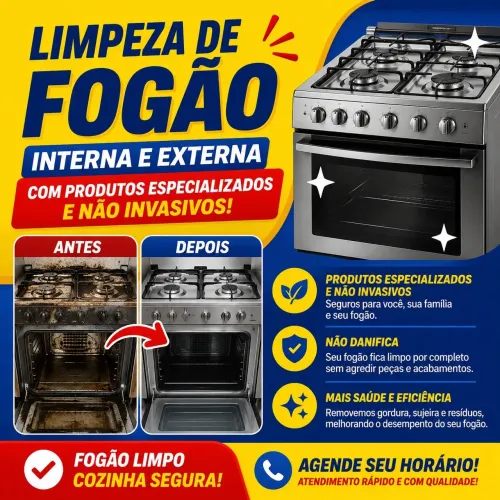 Limpeza de Fogão