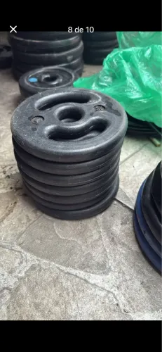 130 Anilhas de 1kg de PVC 
