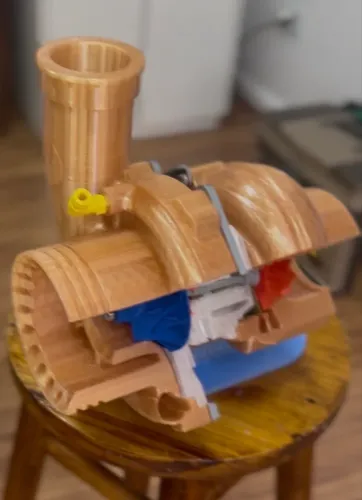 Turbo impresso em 3D