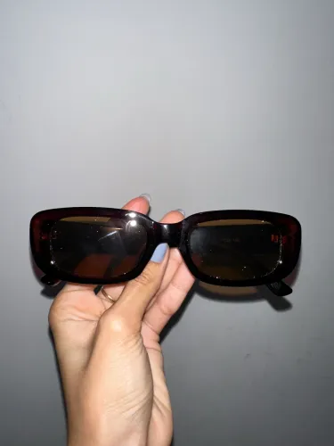 ÓCULOS MARROM ESTILO TIK TOK