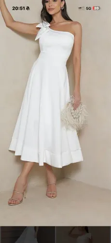 Vestido de casamento off white veste até 44