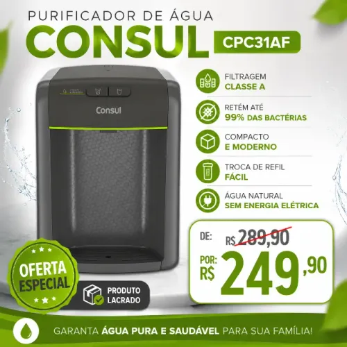Purificador de água CONSUL