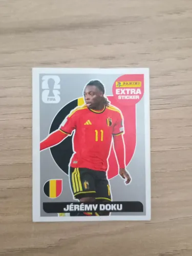 Figurinha legend da copa do mundo [ jérémy doku prata]