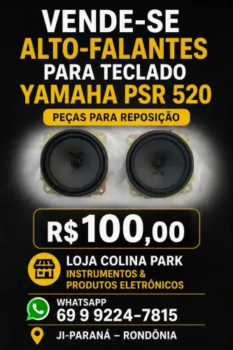 Par Alto falante Teclado Yamaha PSR 520