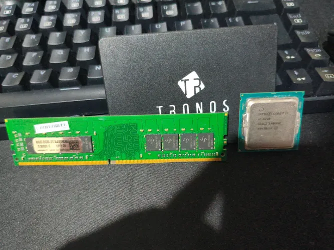 Kit ssd 240gb, processador intel i7 6700 e memória ram 8gb ddr4