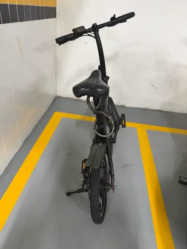 Bicicleta elétrica dobrável 