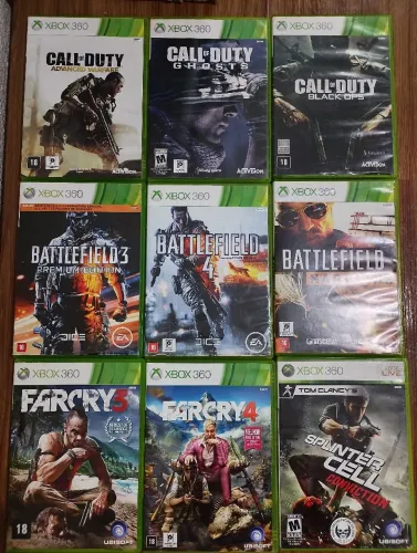 Jogos Xbox 360 originais - *R$ 60,00 cada