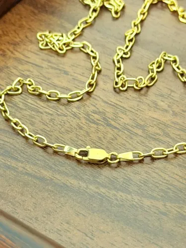 CORDÃO CADEADO OURO 18K