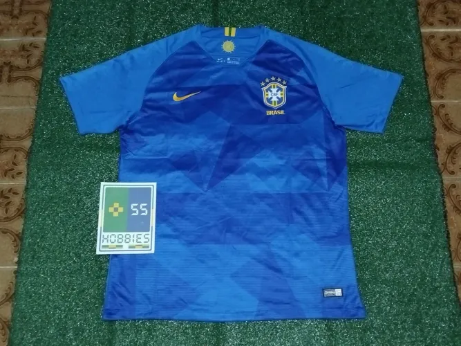 Camisa Brasil Seleção Brasileira 2018 Away