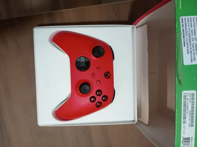 Controle Xbox séries Vermelho totalmente reformulado