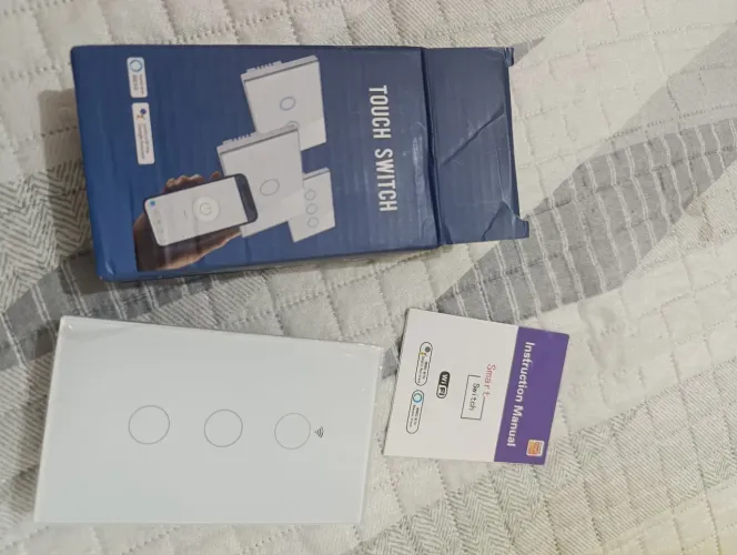 Interruptor Inteligente Wi-Fi Touch 3 Teclas - Novo