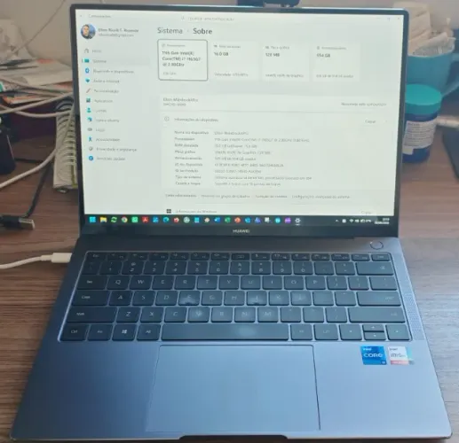 HUAWEI MateBook X Pro 13.9'' - i7 | 16GB RAM | SSD 1TB | Tela 3K Touch | Ultrafino