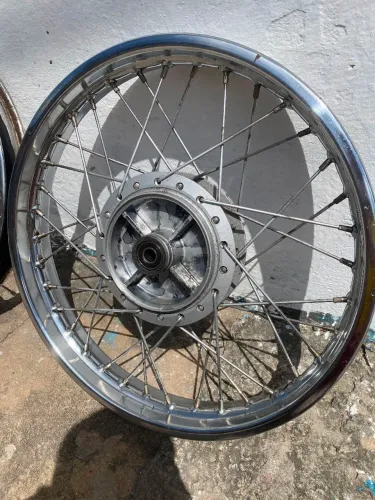 Par de rodas raiadas fan/titan 150/160