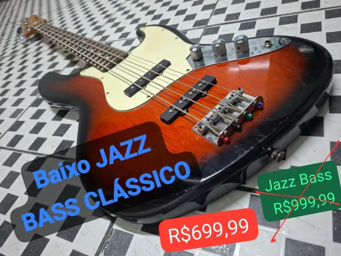 Baixo JAZZ BASS CLÁSSICO contrabaixo