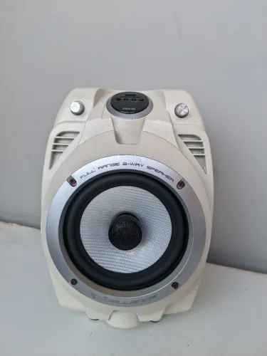 Caixa de som Bluetooth USB Rádio e Karaokê