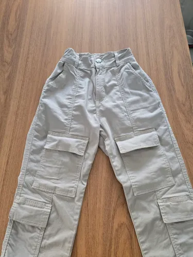 Calça cargo cinza da Youcom no 34