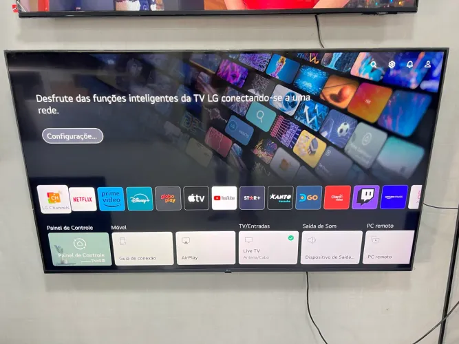 Tv LG smart WebOs 55 polegadas com garantia