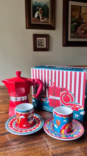 Kit Cafeteira Bialetti Winter Wonderland 