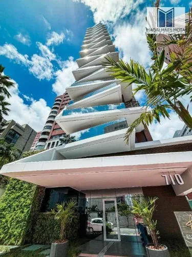 Apartamento com 4 dormitórios à venda, 209 m² por R$ 3.200.000,00 - Meireles - Fortaleza/C