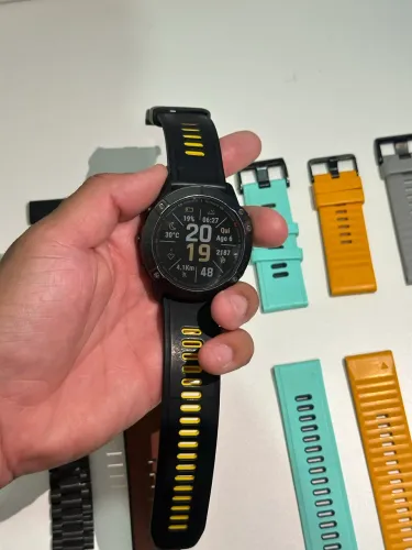 Garmin Fênix 6X Pro Sapphire - Completo | Impecável | 5 Pulseiras