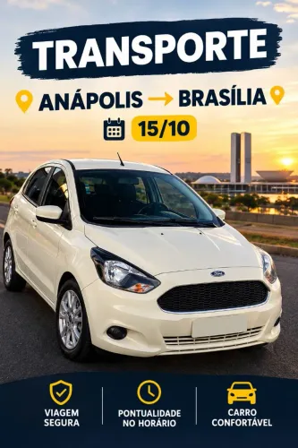 Viagem para Taguatinga dia 15/10