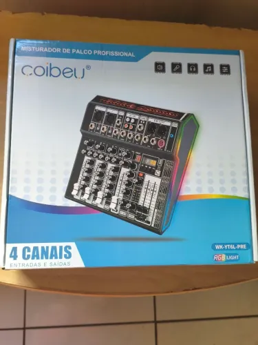 Lançamento mesa de som com led RGB