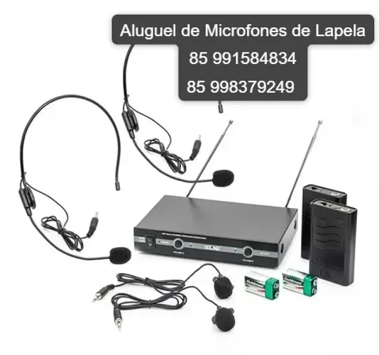 Aluguel de Microfone de Lapela