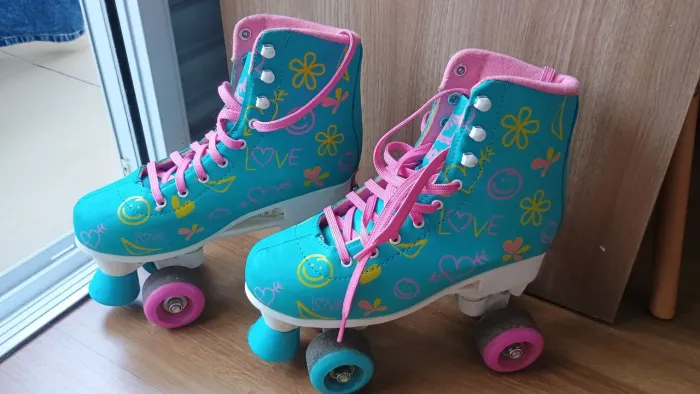 Patins Fênix Azul Tamanho 35-38