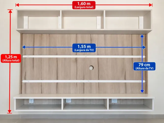 Painel para TV até 70 polegadas