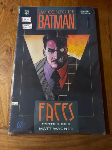 Um Conto de Batman: Faces (série em 3 partes - completa) - Editora Abril - de Matt Wagner.