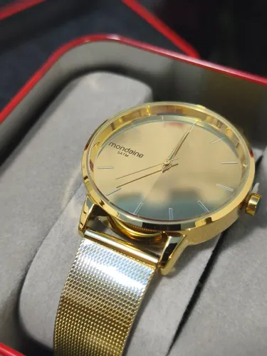 Relógio Mondaine Dourado (feminino) - NOVO