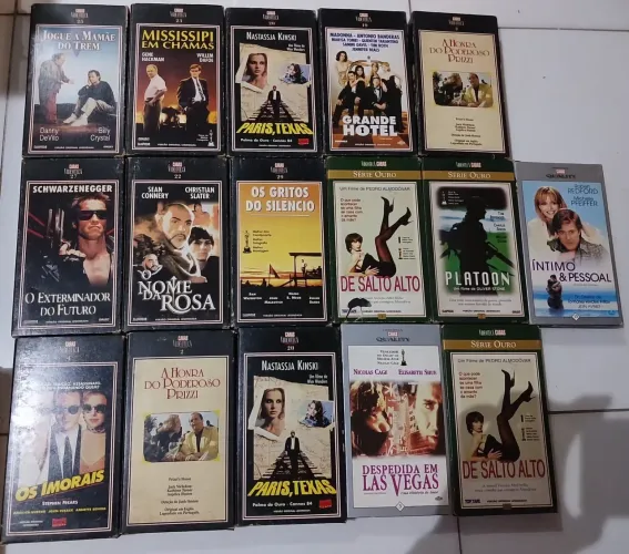 Lote 37 fitas vhs Coleção Caras e Zero Hora