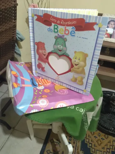 Álbum de fotos para bebê