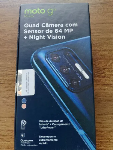 Celular Moto g 9 plus Com Nota fiscal 