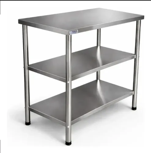 KIT 2 MESAS 90x50 INOX