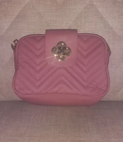 Bolsa Feminina de Ombro Rosa
