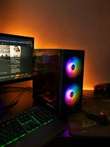 Pc/cpu gamer, processador core i5, 8gb, 500gb, placa de video 2gb, gabinete gamer, leia!