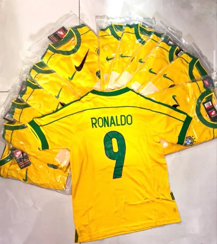 Camisa Retrô Brasil Ronaldo